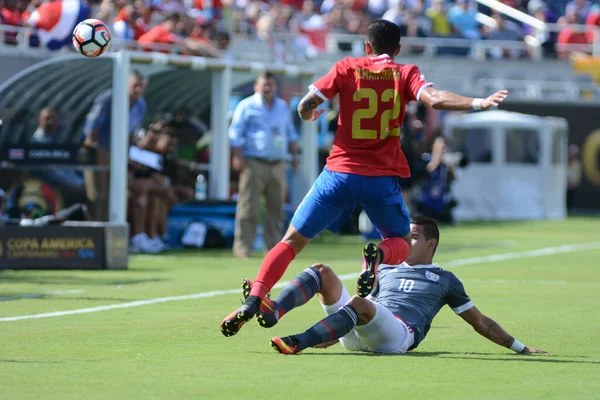 Costa Rica Enfrenta Paraguay Durante Copa América Centenario Camping World — Foto de Stock