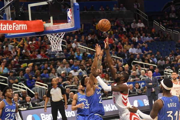 Orlando Magic Houston Rockets Ocak 2019 Amway Arena Sahipliği Yapıyor — Stok fotoğraf