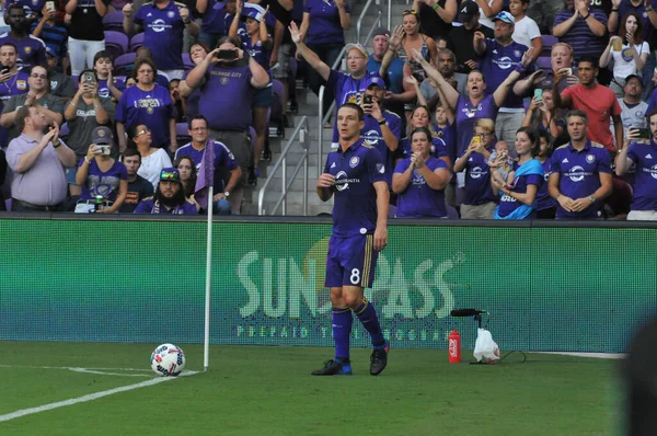 Orlando City Acoge Atlanta United Orlando City Stadium Orlandon Julio — Foto de Stock