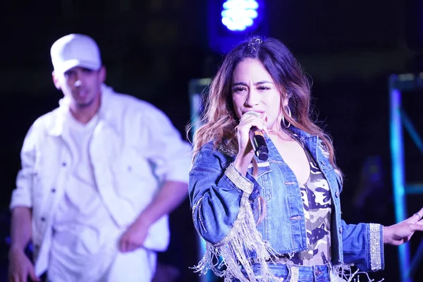 Cantante Ally Brooke Post Match Concert Presentado Por Pepsi Estadio — Foto de Stock