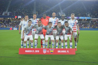 ABD Erkekler Milli Takımı 21 Mart 2019 'da Orlando City Stadyumu' nda Ekvador Milli Takımı 'na ev sahipliği yaptı.. 