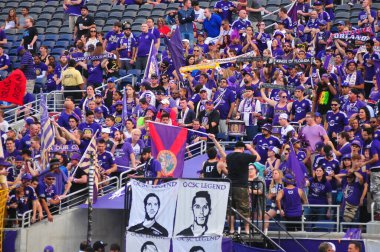 Orlando City SC sunucusu Sporting Kansas City Orlando Florida 'daki Dünya Kampı Stadyumu' nda 13 Eylül 2015 'te.