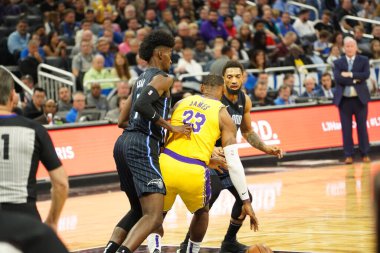 Orlando Magic 11 Aralık 2019 Çarşamba günü Orlando Forida 'daki Amway Center' da Los Angeles Lakers 'a ev sahipliği yaptı. Fotoğraf: Marty Jean-Louis