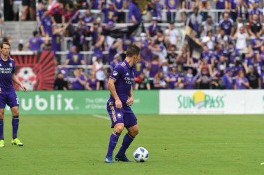 Orlando City 8 Nisan 2018 'de Orlando Florida' daki Exploria Stadyumu 'nda Portland Timbers' a ev sahipliği yaptı..