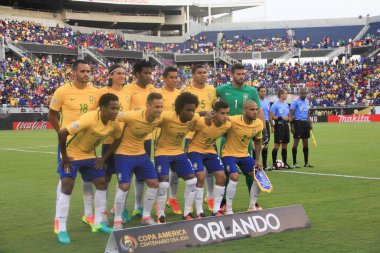 Brezilya, 8 Haziran 2016 tarihinde Orlando Florida 'daki Copa America Centenario' da Haiti ile karşılaştı..