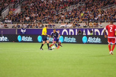 Orlando City SC, 8 Mayıs 2015 'te Florida' daki Kamp Dünyası Stadyumu 'nda Los Angeles Galaksisi' ne ev sahipliği yaptı.. 