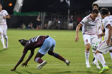 Real Salt Lake, 12 Temmuz 2020 'de Orlando Florida' da düzenlenen MLS Sırt Turnuvası sırasında Colorado Rapids ile karşı karşıya.