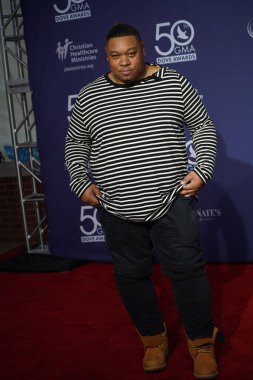 15 Ekim 2019 'da Nashville, Tennessee' deki Linbscome Üniversitesi 'nde verilen 50. GMA Dove Ödülleri sırasında kırmızı halı.