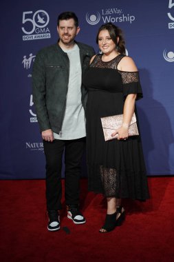 15 Ekim 2019 'da Nashville, Tennessee' deki Linbscome Üniversitesi 'nde verilen 50. GMA Dove Ödülleri sırasında kırmızı halı. 