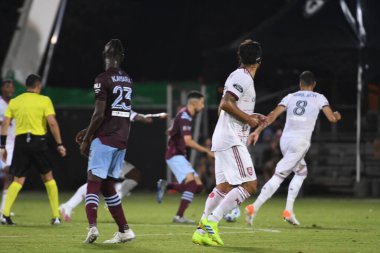 Real Salt Lake, 12 Temmuz 2020 'de Orlando Florida' da düzenlenen MLS Sırt Turnuvası sırasında Colorado Rapids ile karşı karşıya.