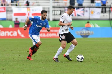 13 Ocak 2018 'de Orlando Florida' daki Spektrum Stadyumu 'nda düzenlenen Florida Kupası' nda Korucular Corinthianlara karşı..