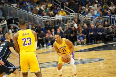 Orlando Magic 11 Aralık 2019 Çarşamba günü Orlando Forida 'daki Amway Center' da Los Angeles Lakers 'a ev sahipliği yaptı..  