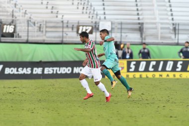 Fluminense, Florida Kupası 'nda 15 Ocak 2018' de Orlando Florida 'da oynanan Spektrum Stadyumu' nda Barcelona SC 'ye karşı..