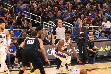Orlando Magic, Philadelphia 76ers 'ı 14 Kasım 2018' de Orlando Florida 'daki Amway Center' da ağırlıyor..