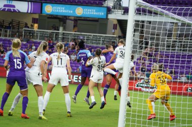 Foto Prides, 11 Mayıs 2019 Cumartesi günü Orlando City Stadyumu 'nda Portland Thorns FC' ye ev sahipliği yapıyor..