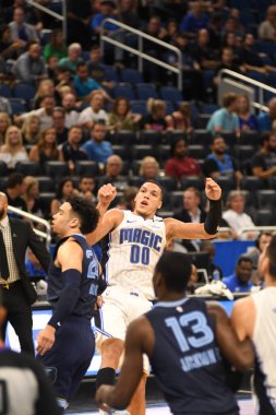 Orlando Magic 10 Ekim 2018 tarihinde Orlando Florda 'daki Amway Center' da Memphis Grizzilies 'e ev sahipliği yaptı..  