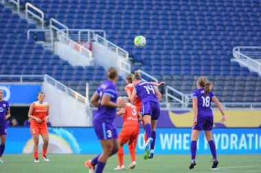 Orlando Pride sunucusu Houston Dash 23 Haziran 2016 'da Orlando Florida' daki Dünya Kampı Stadyumu 'nda..