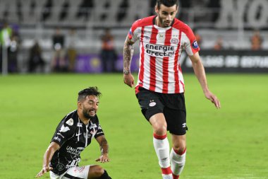 Korintliler, 10 Ocak 2018 'de Orlando City Stadyumu' nda düzenlenen Florida Kupası 'nda PSV Eindhoven' a karşı..  