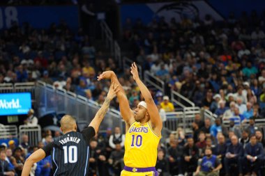 Orlando Magic 11 Aralık 2019 Çarşamba günü Orlando Forida 'daki Amway Center' da Los Angeles Lakers 'a ev sahipliği yaptı..  