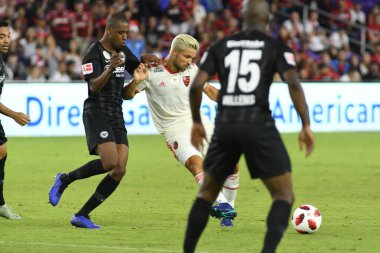 Flamengo Eintracht Frankfurt 'a karşı 12 Ocak 2019 Cumartesi günü Orlando City Stadyumu' nda.  