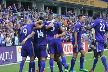 Orlando City, 31 Mart 2018 'de Orlando Florida' daki Exploria Stadyumu 'nda New York Red Bulls' a ev sahipliği yaptı..  