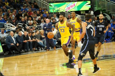 Orlando Magic 11 Aralık 2019 Çarşamba günü Orlando Forida 'daki Amway Center' da Los Angeles Lakers 'a ev sahipliği yaptı..  