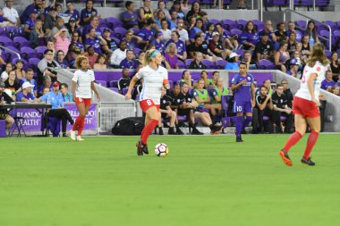 Orland Pride, 25 Ağustos 2018 'de Orlando Florida' daki Exploria Stadyumu 'nda Chicago Red Stars' a ev sahipliği yapıyor..  