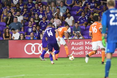 Orlando City SC, 22 Eylül 2018 'de Florida Exploria Stadyumu' nda Houston Dynamo 'yu ağırladı..