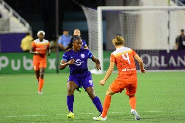 Orlando Pride sunucusu Houston Dash 23 Haziran 2016 'da Orlando Florida' daki Dünya Kampı Stadyumu 'nda..
