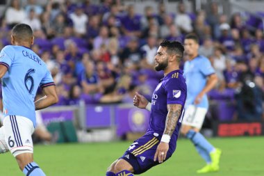 Orlando City 26 Temmuz 2018 'de Florida Exploria Stadyumu' nda NYC FC 'ye ev sahipliği yaptı. Fotoğraf: Marty Jean-Louis