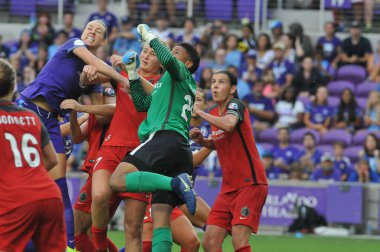 Orlando Pride, 23 Eylül 2017 'de Orlando City Stadyumu' nda Portland Thorns 'a ev sahipliği yaptı.. 