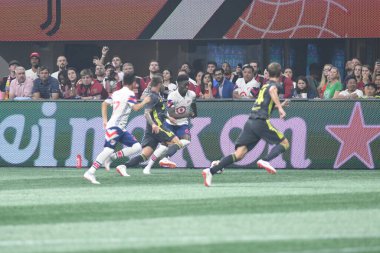 1 Ağustos 2018 tarihinde Atlanta 'daki Mercedez Benz Stadyumu' nda tüm yıldızlar Juventus 'a karşı..  