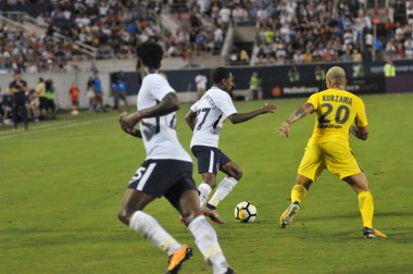 Paris Saint-Germain, Tottenham Hotspur 'a karşı 22 Temmuz 2017' de Orlando Florida 'daki Citrus Bowl' da.  