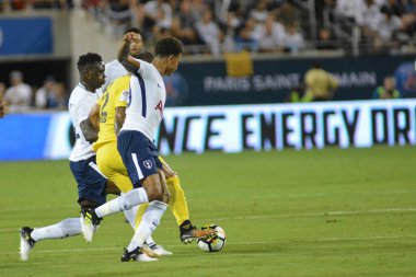 Paris Saint-Germain, Tottenham Hotspur 'a karşı 22 Temmuz 2017' de Orlando Florida 'daki Citrus Bowl' da.   