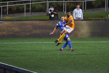 Atlanta United sunucusu Tigres & MLS Homegrown takımları 31 Temmuz 2018 'de Atlanta, Georgia' da düzenlenen MLS All Star haftasında.