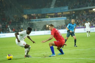 Amerikan Futbol Takımı 15 Kasım 2019 Cuma günü Orlando Florida 'daki Exploria Stadyumu' nda oynanan Concacaf Uluslar Ligi karşılaşmasında Kanada 'ya ev sahipliği yapmaktadır.