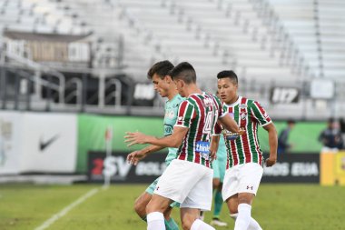 Fluminense, Florida Kupası 'nda 15 Ocak 2018' de Orlando Florida 'da oynanan Spektrum Stadyumu' nda Barcelona SC 'ye karşı..