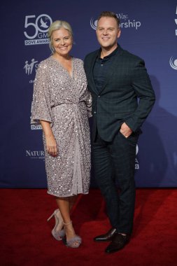 15 Ekim 2019 'da Nashville, Tennessee' deki Linbscome Üniversitesi 'nde verilen 50. GMA Dove Ödülleri sırasında kırmızı halı. 