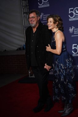 15 Ekim 2019 'da Nashville, Tennessee' deki Linbscome Üniversitesi 'nde verilen 50. GMA Dove Ödülleri sırasında kırmızı halı. 