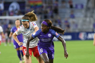 Orland Pride, 25 Ağustos 2018 'de Orlando Florida' daki Exploria Stadyumu 'nda Chicago Red Stars' a ev sahipliği yapıyor..  