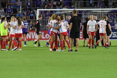 Orland Pride, 25 Ağustos 2018 'de Orlando Florida' daki Exploria Stadyumu 'nda Chicago Red Stars' a ev sahipliği yapıyor..  