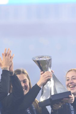 SheBelieves Kupası, 5 Mart 2019 tarihinde Tampa Florida Raymond James Stadyumu 'nda İngiltere' yi şampiyon ilan etmiştir. Fotoğraf: Marty Jean-Louis
