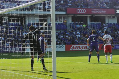Orlando City SC, 9 Nisan 2019 'da Orlando, Florida' daki Citrus Bowl 'da New York Red Bulls' a ev sahipliği yapıyor.. 