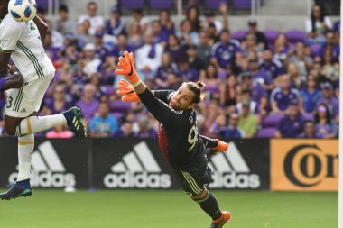 Orlando City 8 Nisan 2018 'de Orlando Florida' daki Exploria Stadyumu 'nda Portland Timbers' a ev sahipliği yaptı.. 