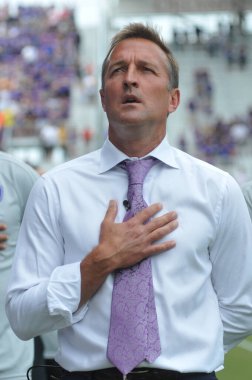 Orlando City 15 Nisan 2017 'de Florida, Orlando' daki Citrus Bowl 'da Los Angeles Galaksisine ev sahipliği yaptı..  
