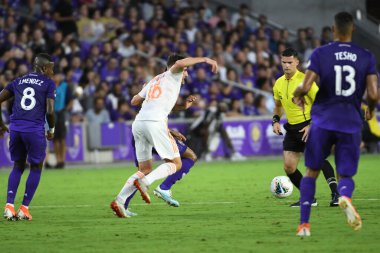 Orlando City SC, 6 Ağustos Salı günü Orlando Florida 'daki Exploria Stadyumu' nda oynanan ABD Kupası sırasında Atlanta United FC 'ye ev sahipliği yaptı..