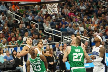 Orlando Magic, Boston Celtics 'i 24 Ocak 2020' de Orlando, Florida 'da Amway Center' da ağırladı.