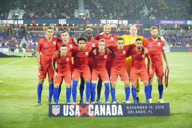 Amerikan Futbol Takımı 15 Kasım 2019 Cuma günü Orlando Florida 'daki Exploria Stadyumu' nda oynanan Concacaf Uluslar Ligi karşılaşmasında Kanada 'ya ev sahipliği yapmaktadır.