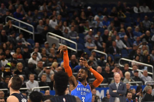 Orlando Magic Hostí Oklahomacity Thunder Amway Center Orlandu Floridě Ledna — Stock fotografie