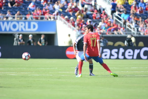 Kostaryka Twarz Paragwaj Podczas Copa America Centenario Camping World Stadium — Zdjęcie stockowe